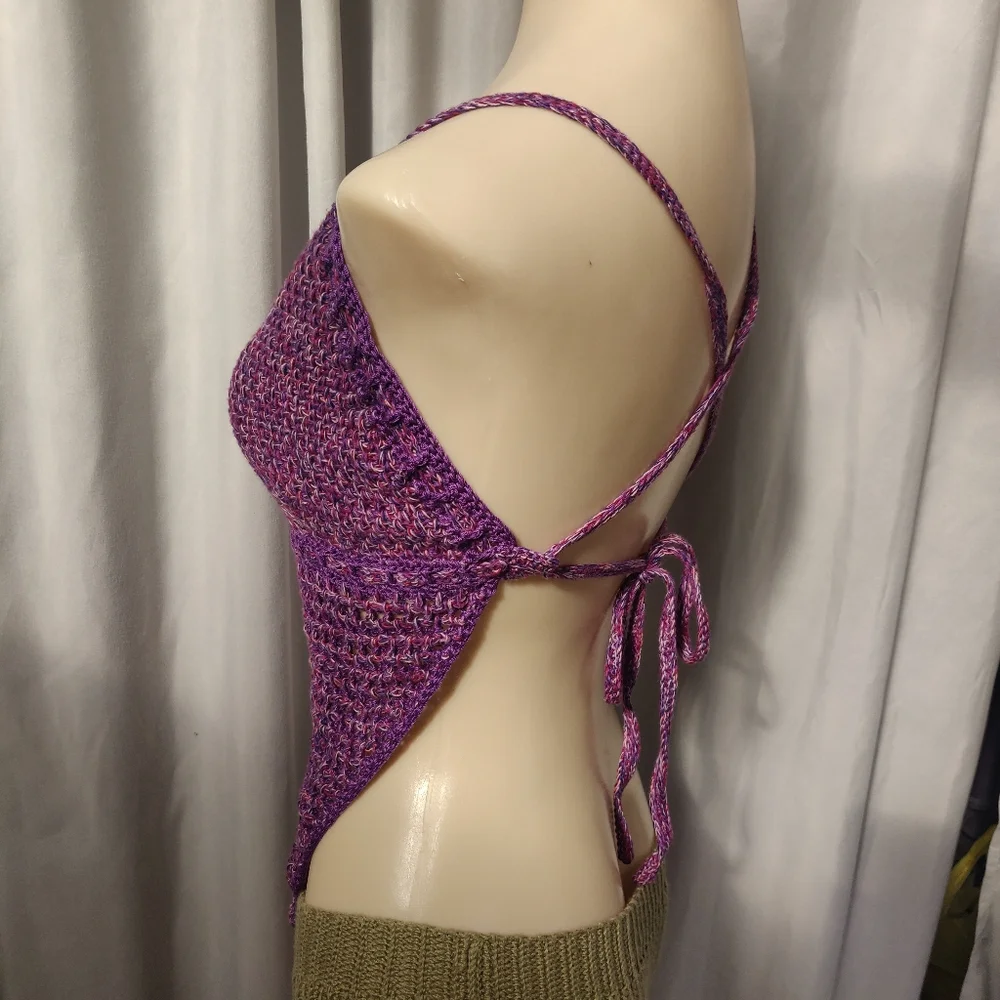 Hand Made Just Wingin' It Halter Top - Picture 7 of 7